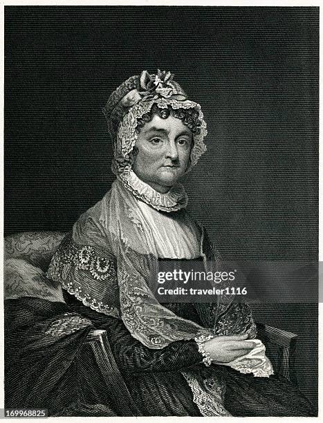 abigail adams - abigail adams stock illustrations