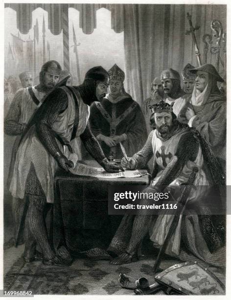 265 King John And The Magna Carta Stock Photos and High-Res Images