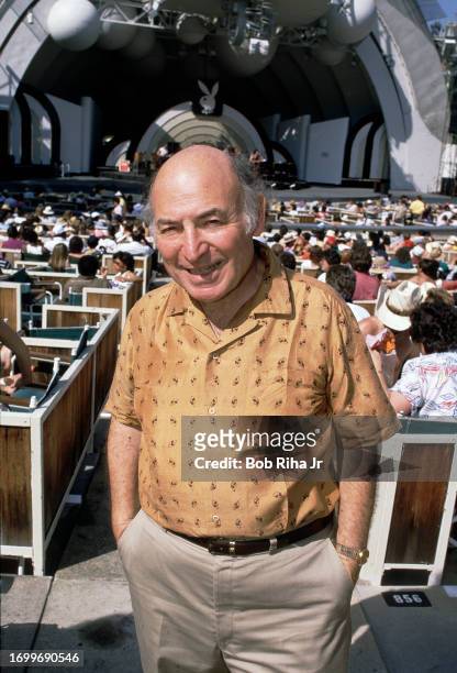 Jazz Musician George Wein at Playboy Jazz Festival at the Hollywood Bowl, June 14,1986 in Los Angeles, California.