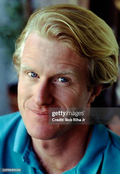 Actor Ed Begley Jr portrait session at home, July 2, 1986 in Los Angeles, California.