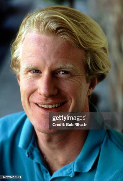 Actor Ed Begley Jr portrait session at home, July 2, 1986 in Los Angeles, California.