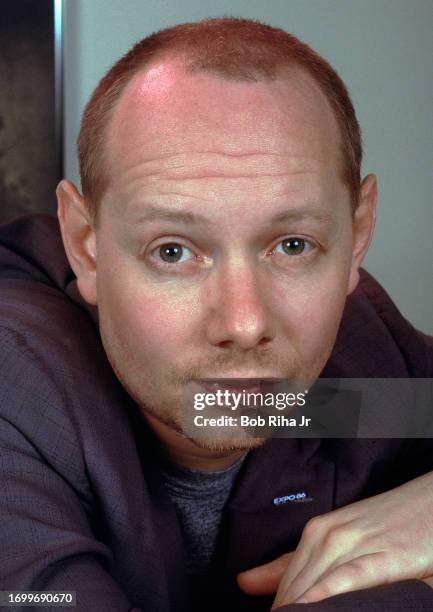 Singer Joe Jackson photo session, June 26, 1986 in Los Angeles, California.