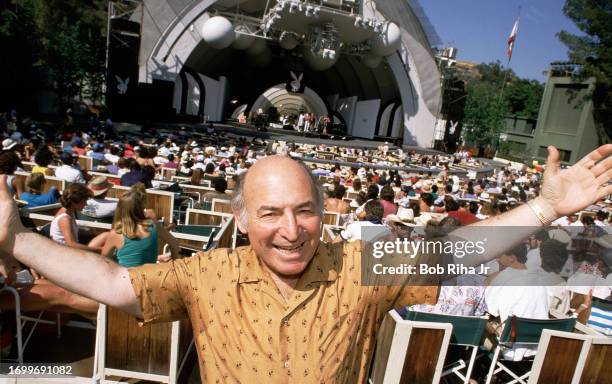 Jazz Musician George Wein at Playboy Jazz Festival at the Hollywood Bowl, June 14,1986 in Los Angeles, California.