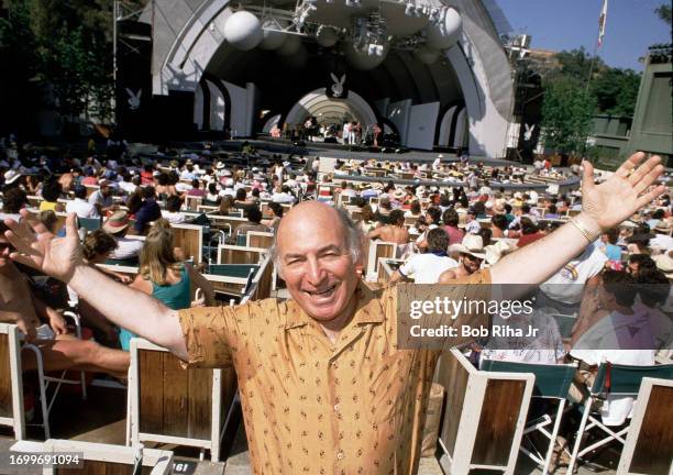 Jazz Musician George Wein at Playboy Jazz Festival at the Hollywood Bowl, June 14,1986 in Los Angeles, California.