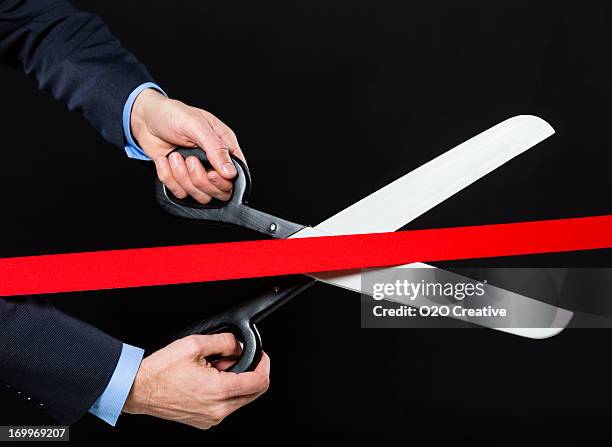 Red Ribbon Cutter 1,350 Red Ribbon Cutting Stock Photos, High-Res Pictures, and Images ...