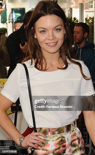 Scarlett Byrne attends the UK Premiere of 'Come As You Are' at The Curzon Mayfair on June 5, 2013 in London, England.