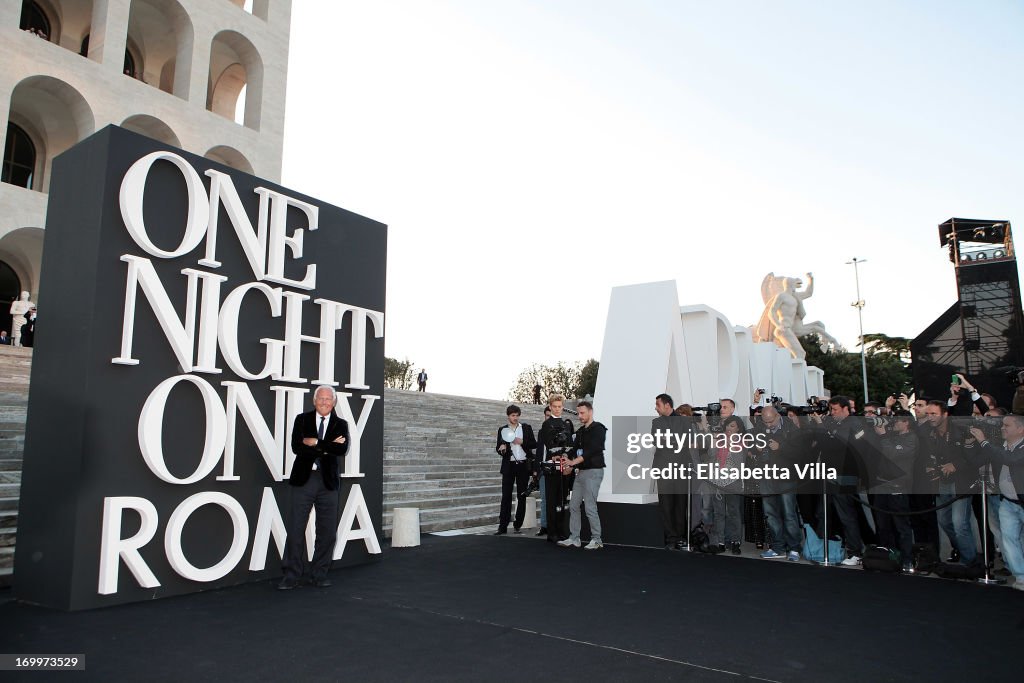 Giorgio Armani Hosts 'One Night Only' Roma