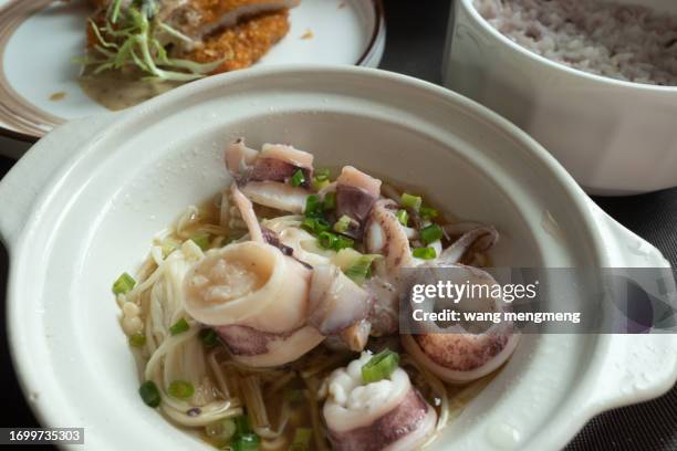 chinese confinement meal - scallion brush stock pictures, royalty-free photos & images