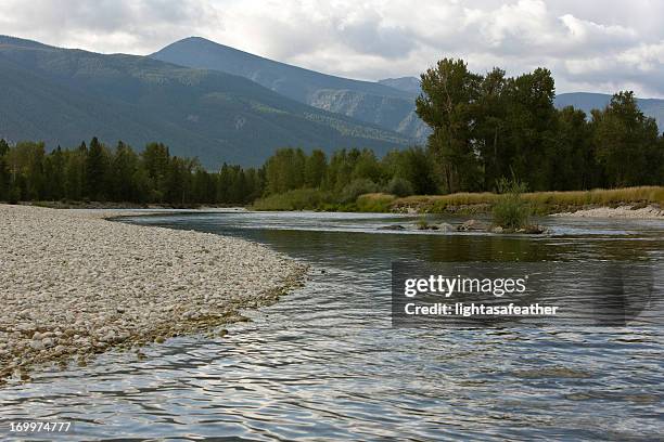 bitterroot river - montana - missoula stock pictures, royalty-free photos & images