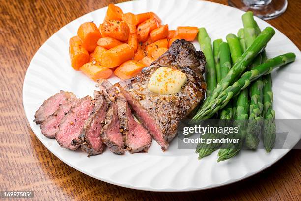 big rib eye steak - beefsteak 2013 stock pictures, royalty-free photos & images