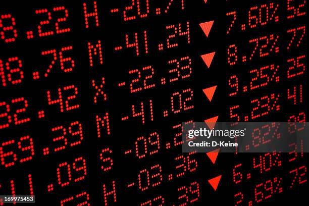 stock market - getal stockfoto's en -beelden