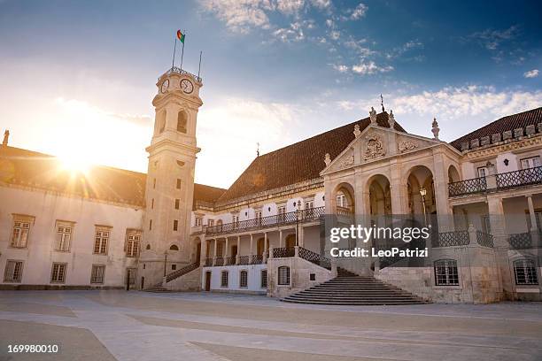 storica università europea: universidade de coimbra - coimbra university foto e immagini stock