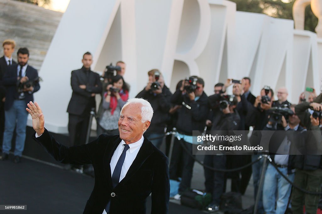 Giorgio Armani Hosts 'One Night Only' Roma