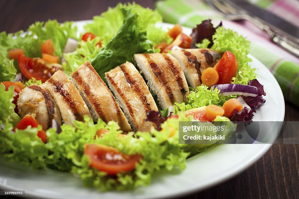 Salade au poulet