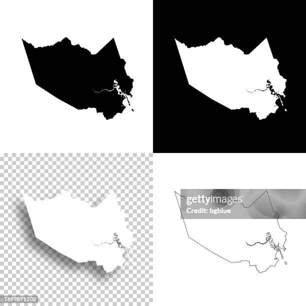 harris county, texas. maps for design. blank, white and black backgrounds - houston space stock illustrations
