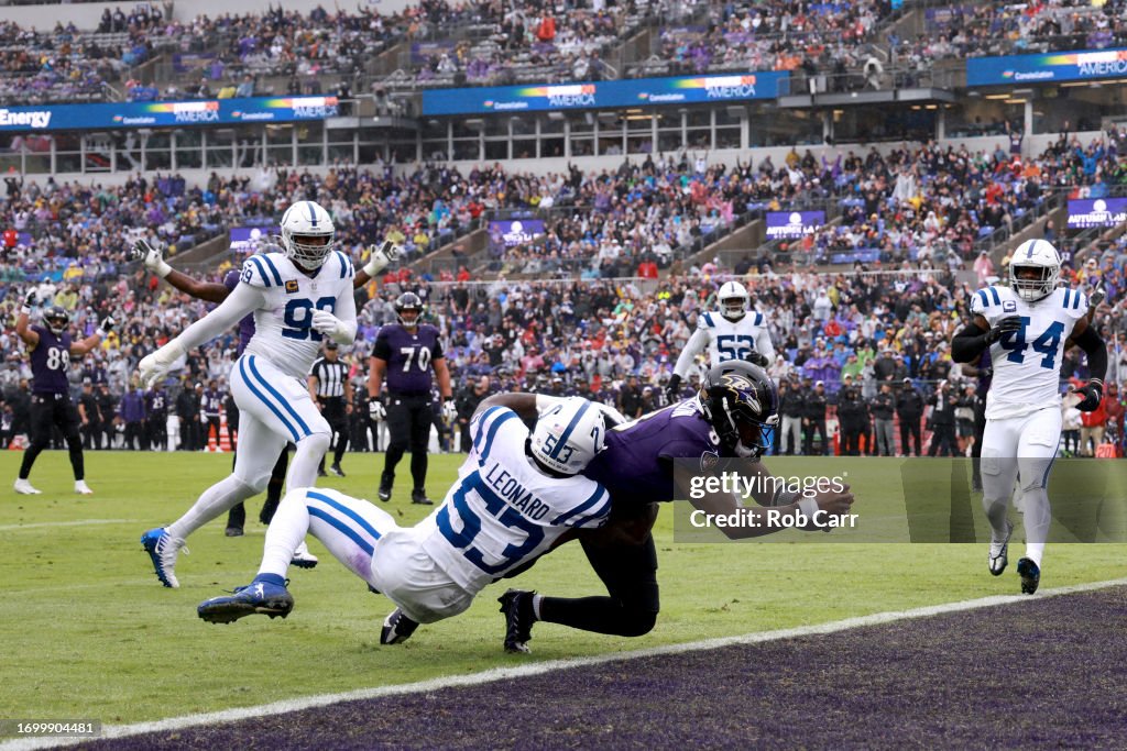 Indianapolis Colts v Baltimore Ravens