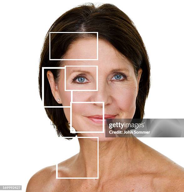 beauty concept - facelift stock pictures, royalty-free photos & images