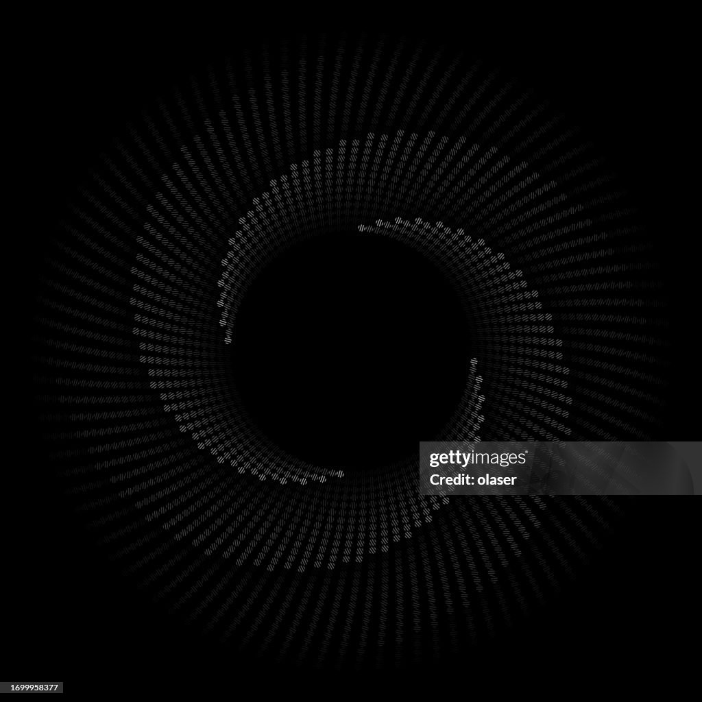 Square Vortex Shape A Mesmerizing Visualization Displays Square Outlines Arranging Into A ...
