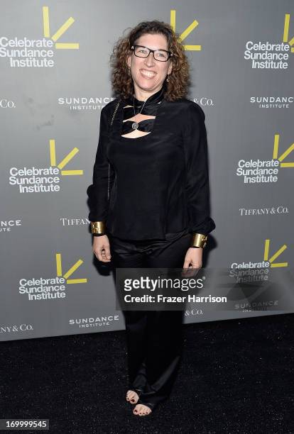 Director/producer Lauren Greenfield attends the 2013 'Celebrate Sundance Institute' Los Angeles Benefit hosted by Tiffany & Co. At The Lot on June 5,...