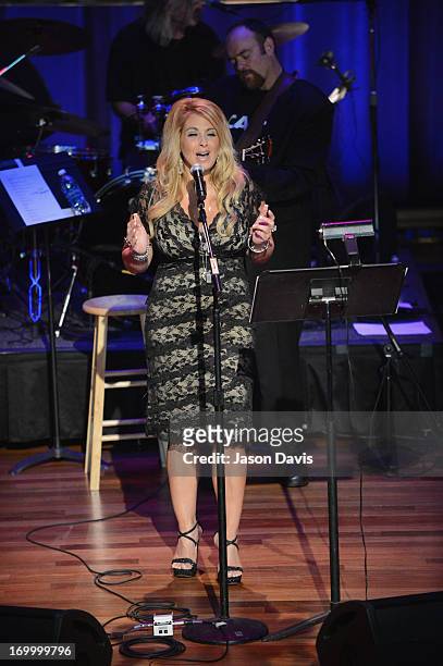 Lisa Matassa attends the Johnny Cash Limited-Edition Forever Stamp launch at Ryman Auditorium on June 5, 2013 in Nashville, Tennessee.