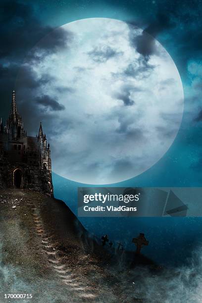 old castle - wrong path stock pictures, royalty-free photos & images