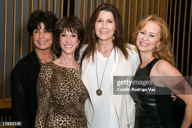 Tina Sinatra, Deana Martin, Monica Mancini and Daisy Torme attend "Tina Sinatra's Father's Day Special" on SiriusXM's Siriusly Sinatra channel at...