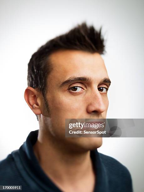 young man portrait - sideburn stock pictures, royalty-free photos & images