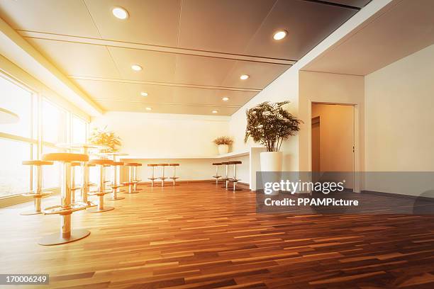 empty modern office reception - building reception desk stock pictures, royalty-free photos & images