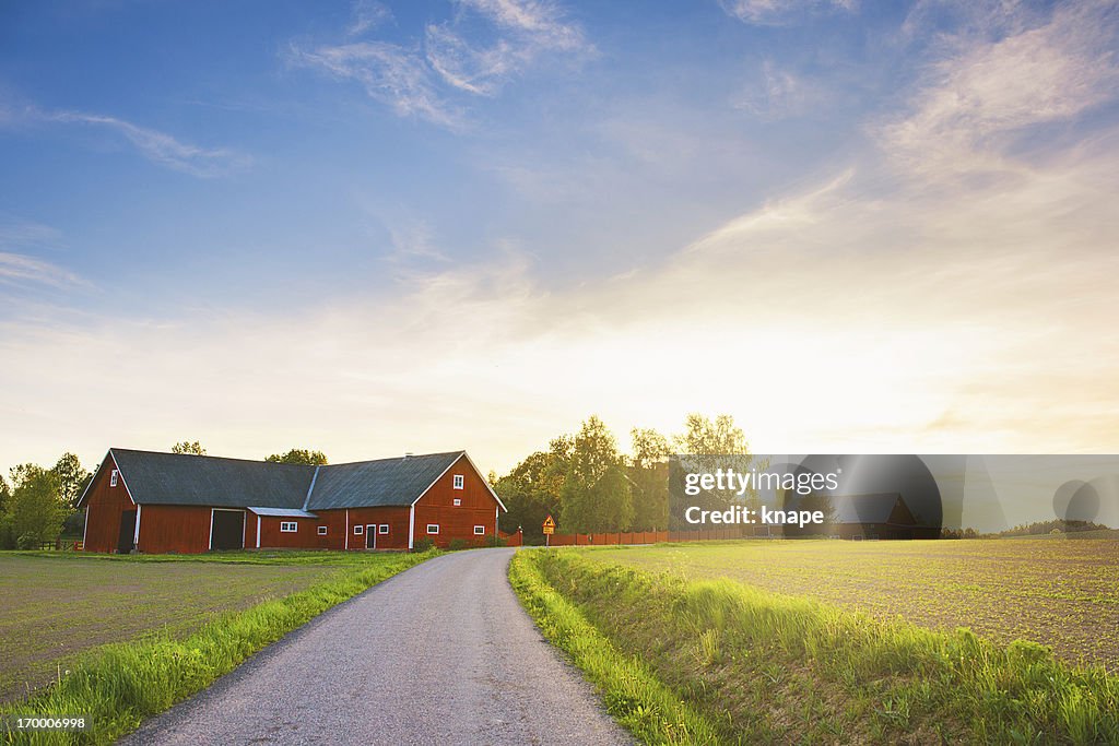 Rural scene in Sweden