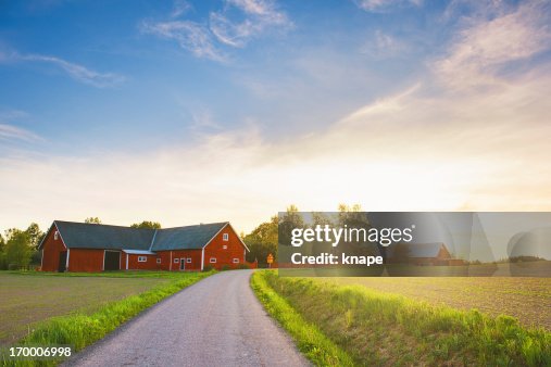 Rural scene in Sweden Rural scene in Sweden