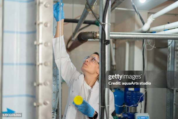 quality control of water storage tank - water pumping station stock pictures, royalty-free photos & images