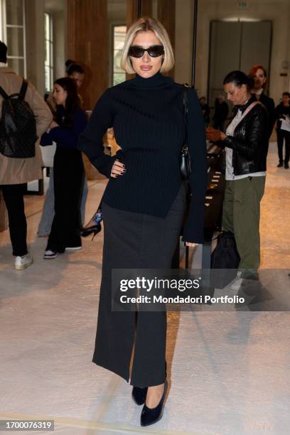 Italian photograper Cristina Musacchio guest at Philosophy Lorenzo Serafini fashion show. Milan Fashion Week Women's Collection SS 2024. Milan ,...