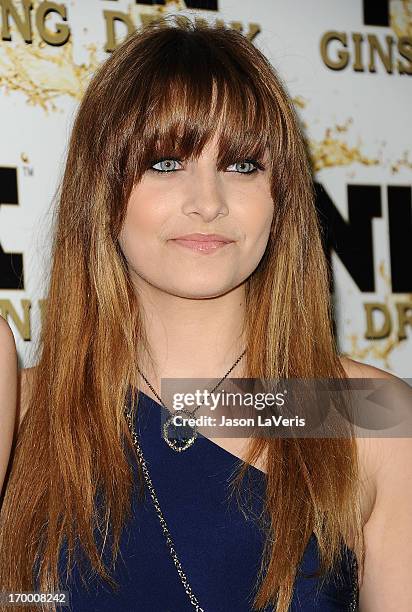 Paris Jackson attends the Mr. Pink Ginseng Drink launch party at Regent Beverly Wilshire Hotel on October 11, 2012 in Beverly Hills, California.