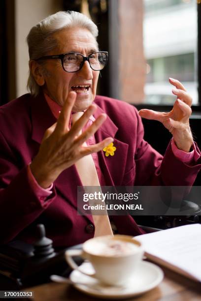 Picture taken on May 22, 2013 shows photographer Ray Bellisario during an interview with AFP in London. The world's press will train their lenses on...