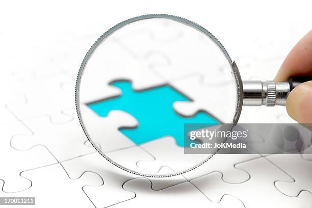 searching the missing piece - see through stock pictures, royalty-free photos & images