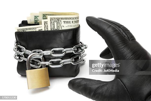 dérober un portefeuille - corporate theft photos et images de collection