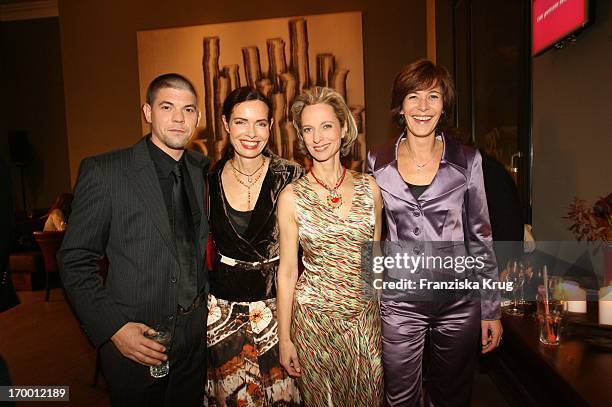 Tim Mälzer, Iha Von Der Schulenburg, Mareike Carriere And Sandra Maahn at The "Gala Private Lounge" In The Brasserie "The Bank" in Hamburg.