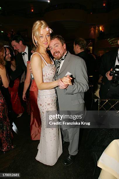 Armin Rohde Dancing With Wife Angela Baronin Von Schilling at The German Film Ball in the Hotel Bayerischer Hof in Munich.