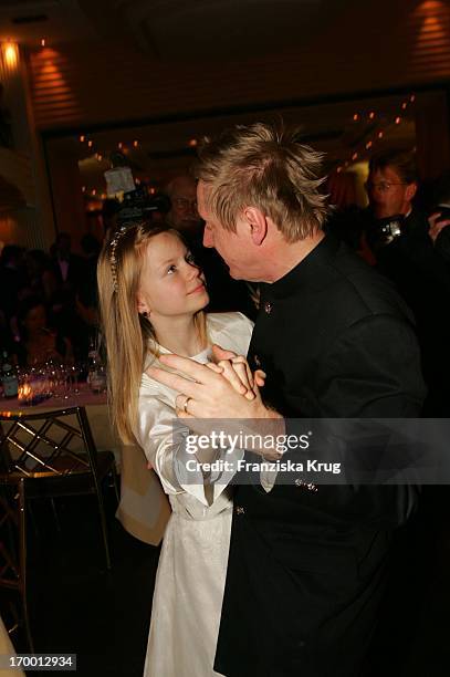 Pierre Franckh Dancing With His daughter Julia at the German Film Ball in the Hotel Bayerischer Hof in Munich.