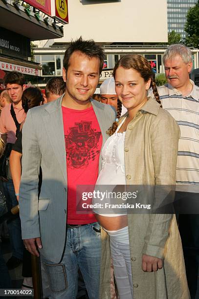 Oona Devi Liebich And friend Ismail Sahin At The Premiere Of "antibodies - The good is evil because" the Zoo Palast in Berlin.