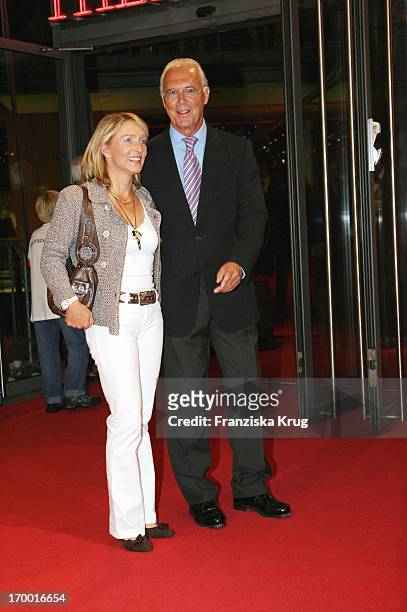 Franz Beckenbauer and his wife Heidrun At The Premiere Of Cinema Films By S. Wortmann "Germany A Summer Fairytale" on 031006.