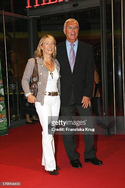 Franz Beckenbauer and his wife Heidrun At The Premiere Of Cinema Films By S. Wortmann "Germany A Summer Fairytale" on 031006.