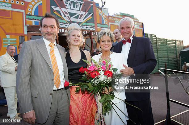 Dagmar Frederic Celebrates With husband Klaus Lenk, Prime Minister of Brandenburg Matthias Platzeck And Jeanette Jesorka your 60th Birthday at "Pomp,...