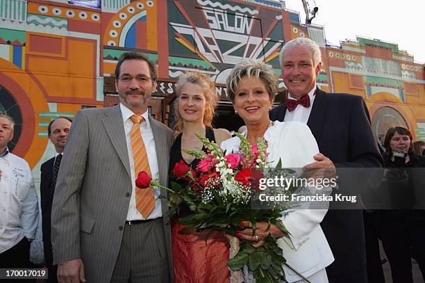 Dagmar Frederic Celebrates With husband Klaus Lenk, Prime Minister of Brandenburg Matthias Platzeck And Jeanette Jesorka your 60th Birthday at "Pomp,...