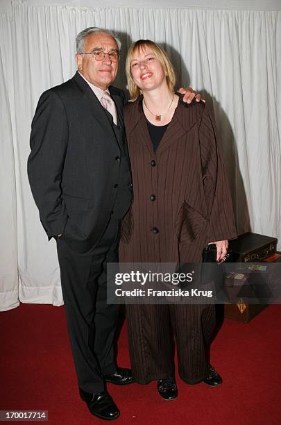 Michael Degen and his wife Susanne Sturm At The Party At Bertelsmann Bertelsmann Unter Den Linden in Berlin.