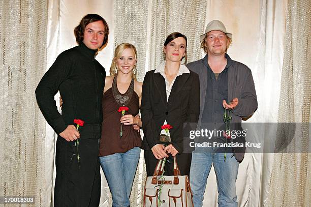 Kim Frank, Jasmin Schwiers, Annika Kuhl, Oliver Bröcker at The Cinema Premiere Of Film "Nva" In Kino International in Berlin 290905.