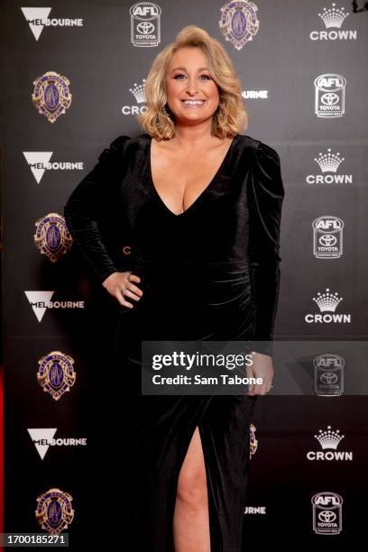 Jane Bunn attends the 2023 Brownlow Medal count at Crown Palladium on September 25, 2023 in Melbourne, Australia.