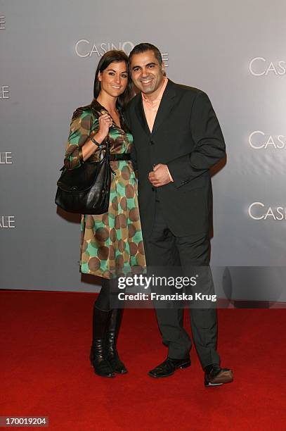 Aiman ??Abdallah And Petra Linke in Germany At The Premiere Of "Casino Royale" in Cinestar Potsdamer Platz Berlin.