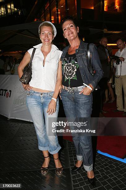 Karen Bohne And Katy Karrenbauer at The Premiere Of Sat1 film "Breakfast With A Stranger" in Berlin Cinestar.