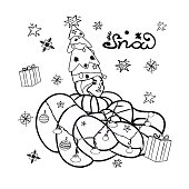 christmas colouring pages from christmas elements